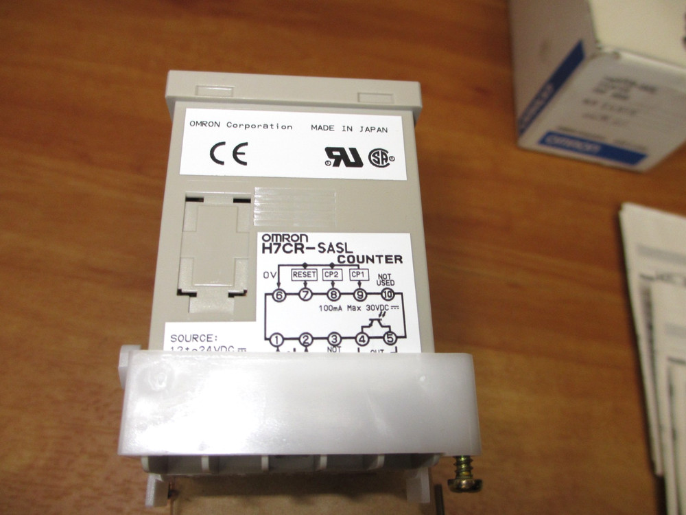 Omron H7CR-SASL *NEW* Counter Panel Meter 12-24VDC