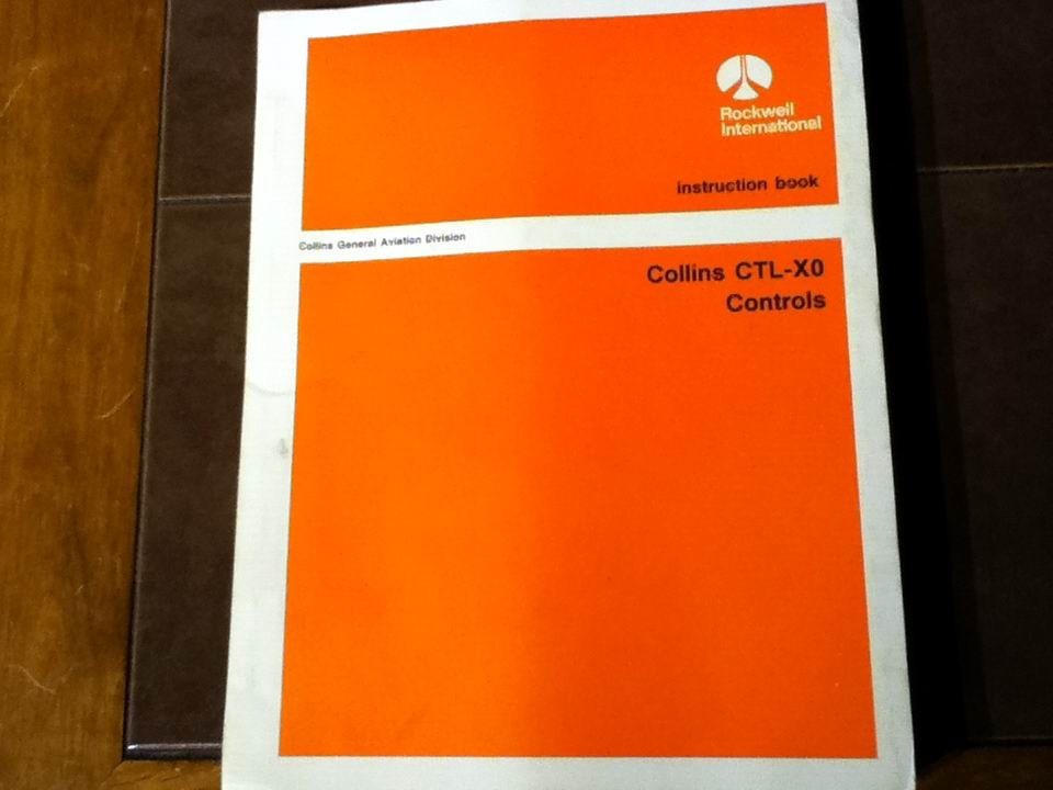 Collins CTL-X0 Controls Service manual, CTL 90, CTL-20, CTL-30 , CTL-30R, CTL-60