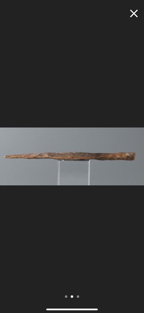 Danish Flint Dagger Bronze Copy Chris Levatino