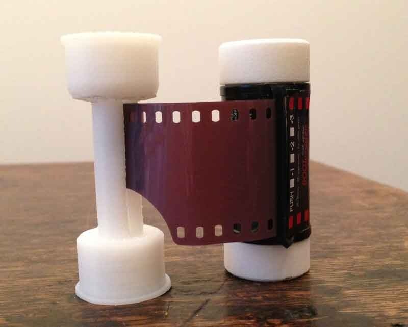 35mm to 120 Medium Format Camera Film Spool Adapter Kit 3D Printed