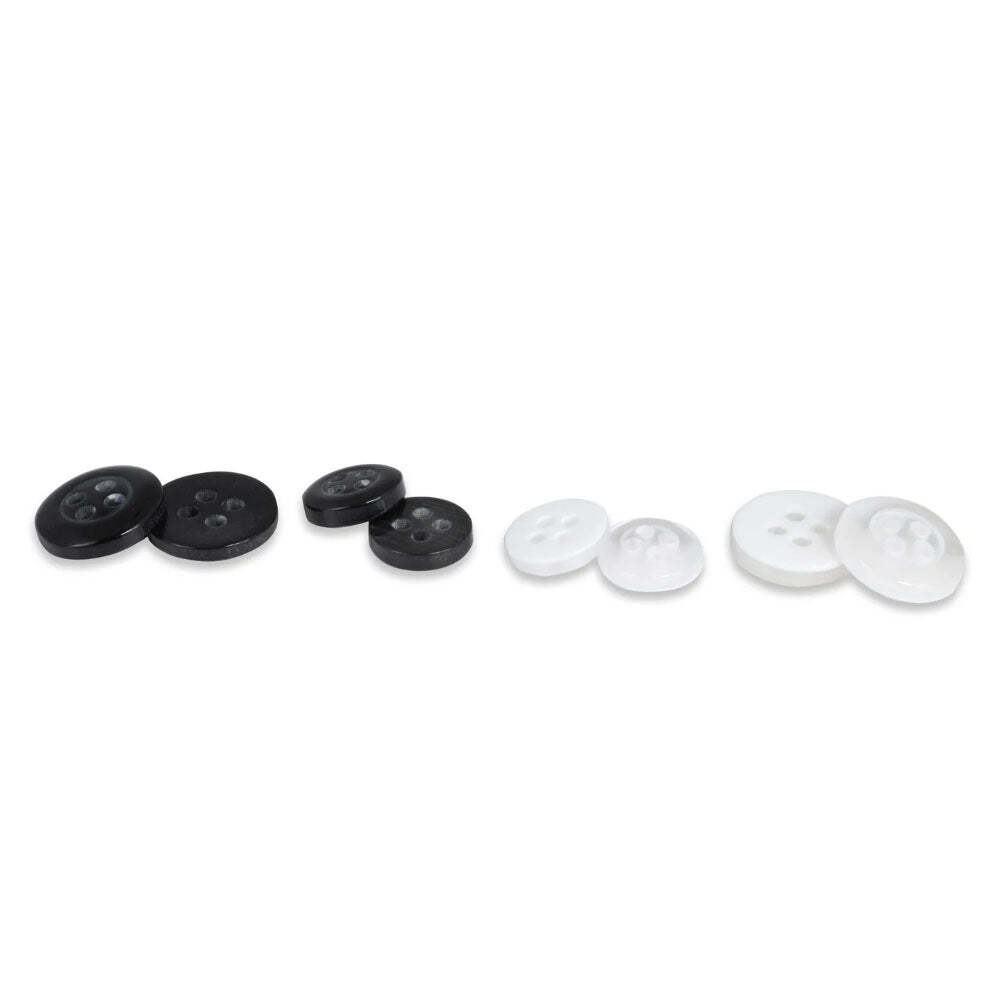 Dritz, Assorted Shirt Buttons (20pc) - 9mm & 11mm