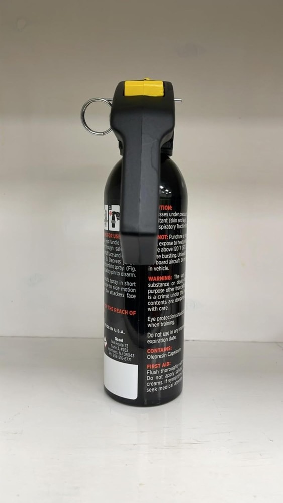 Self-Defense Pepper Gel with Pull Pin & 25ft Range – Maximum Strength Protection