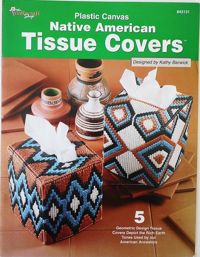 Needlecraft Shop Native American TIssue Covers Plastic Canvas Pattern