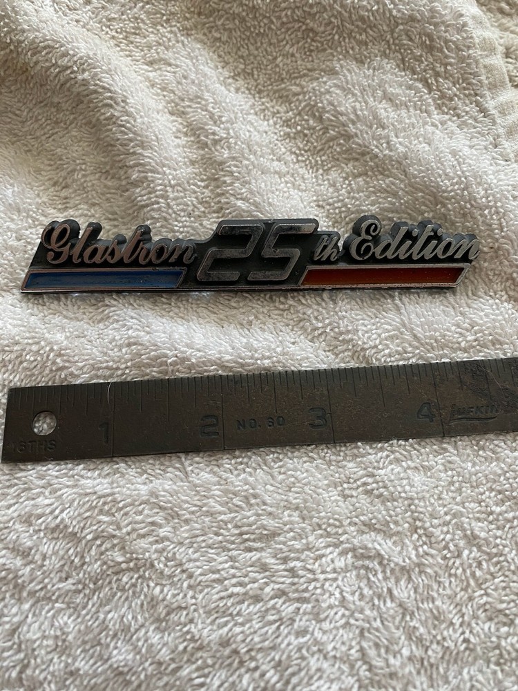 Vintage Glastron 25th Edition Emblem