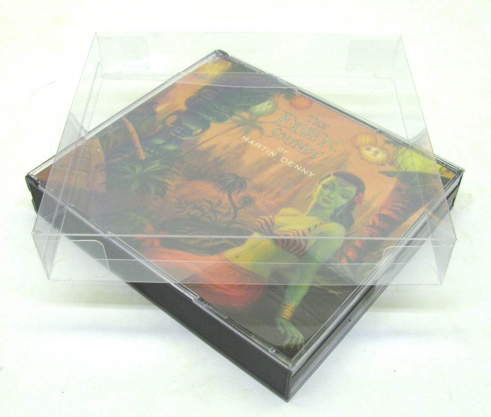 25x MUSIC DOUBLE CD JEWEL CASE - CLEAR PROTECTIVE BOX PROTECTOR SLEEVE (READ!)