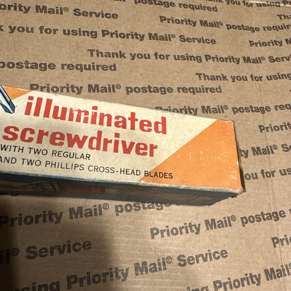 ILLUMINATED SCREWDRIVER VINTAGE No 1301- Untested