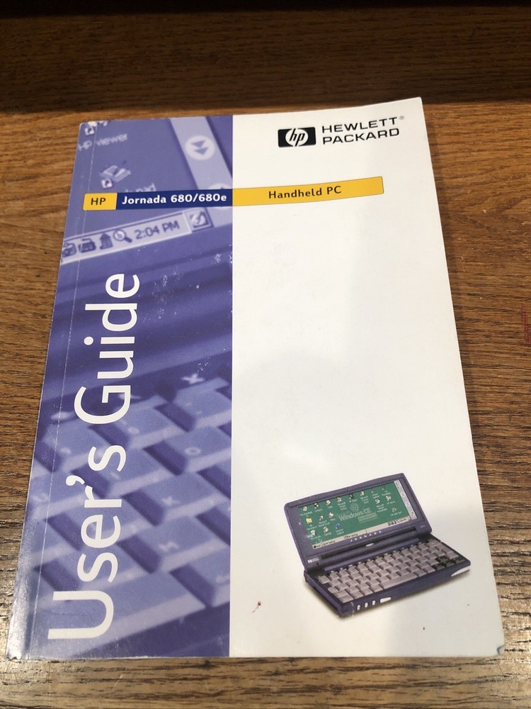 Hewlett Packard HP Jornada 680/680e User's Guide Manual