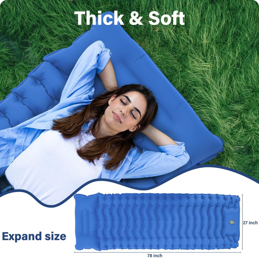 Sleeping Pad for Camping, Backpacking Self Inflating Sleeping Pad Ultra Light...