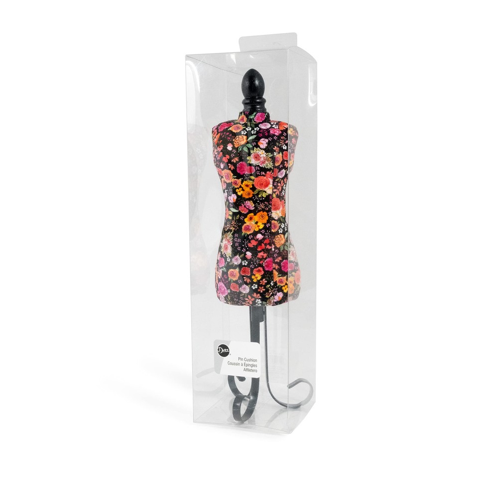 Dritz Dress Form, 13", Black Pin Cushion