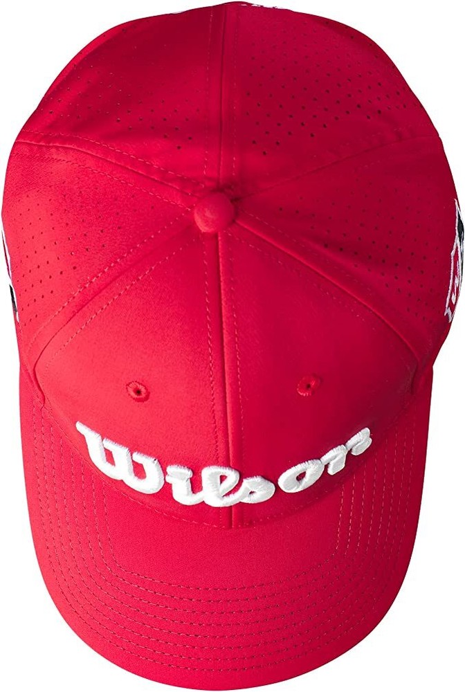 Wilson Performance Mesh Hat - RED