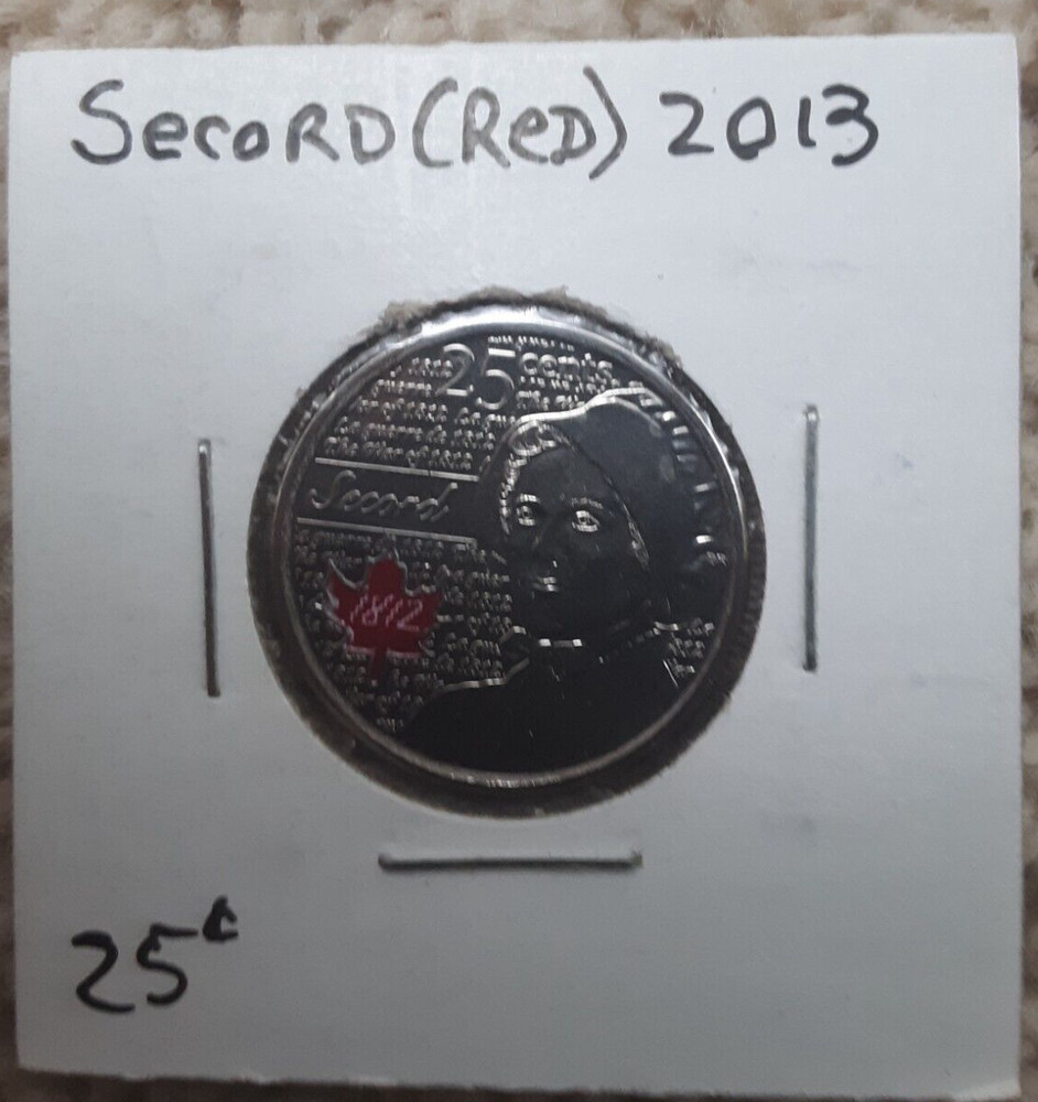 2013 Laura Secord Coloured Quarter