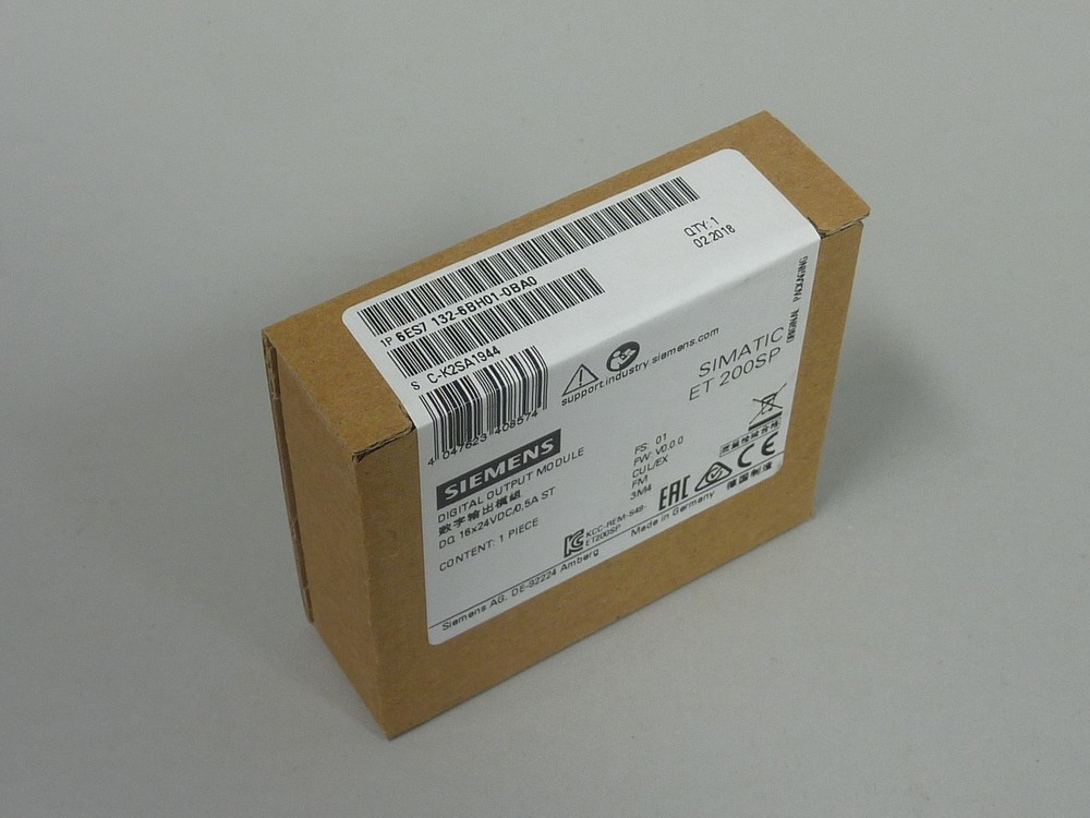 New Siemens 6ES7132-6BH01-0BA0 6ES71326BH010BA0 ET 200SP Digital output module