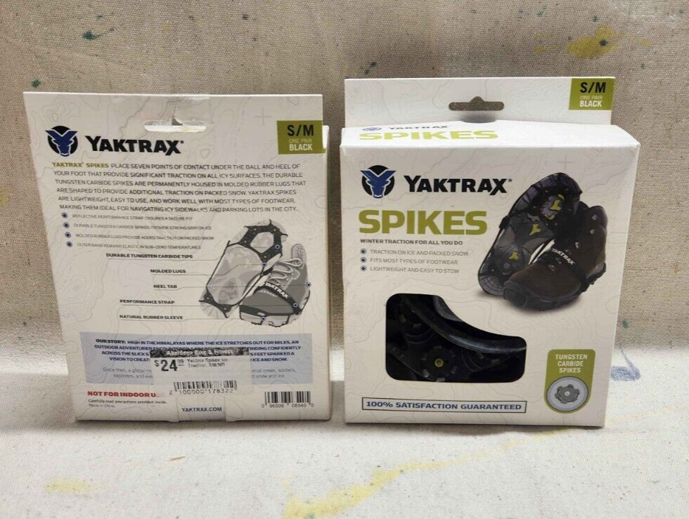 Yaktrax spikes - Small/ Medium
