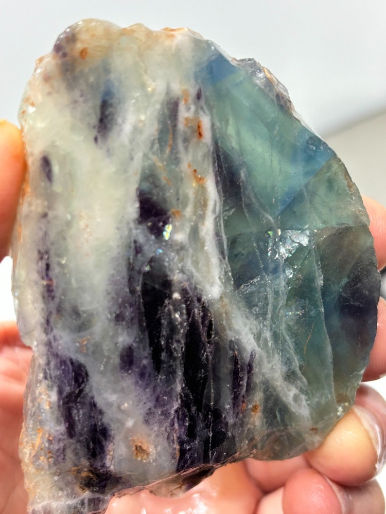 Fluorite slab Cabbing Lapidary Combo Ship Avail