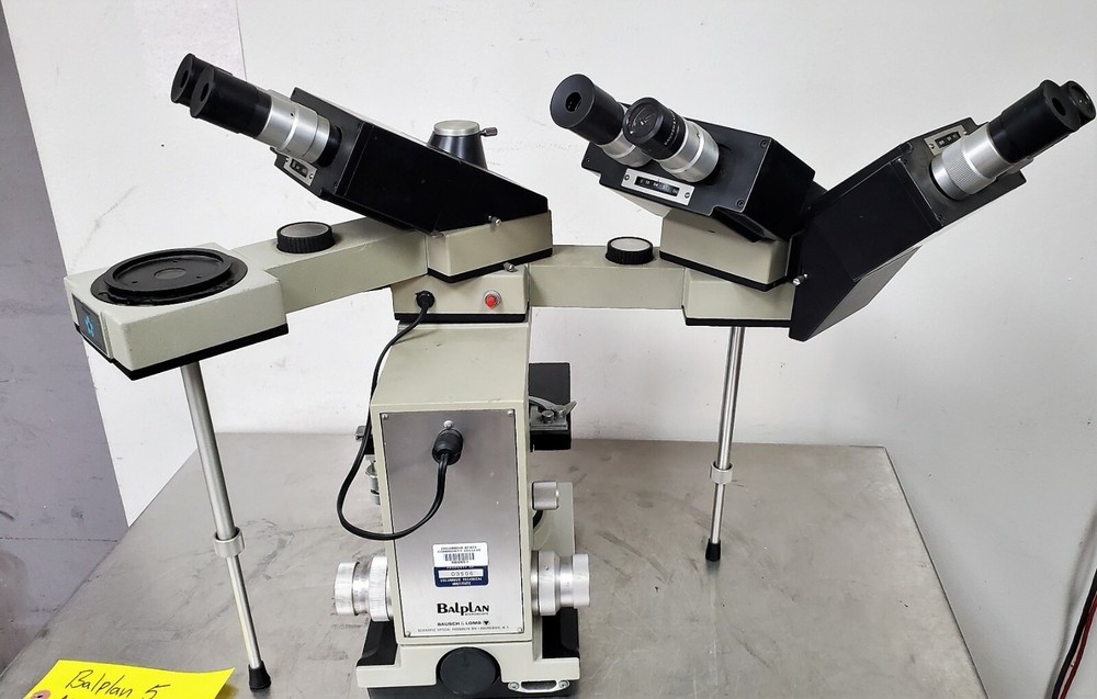 Bausch & Lomb Balplan 5 Multiple Viewing Conference Microscope SEE VIDEO [M3S5]