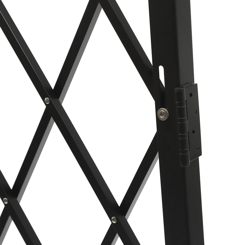 Single Folding Security Gate Folding Door Gate Rolling Barricade Gate 1.3m*93cm