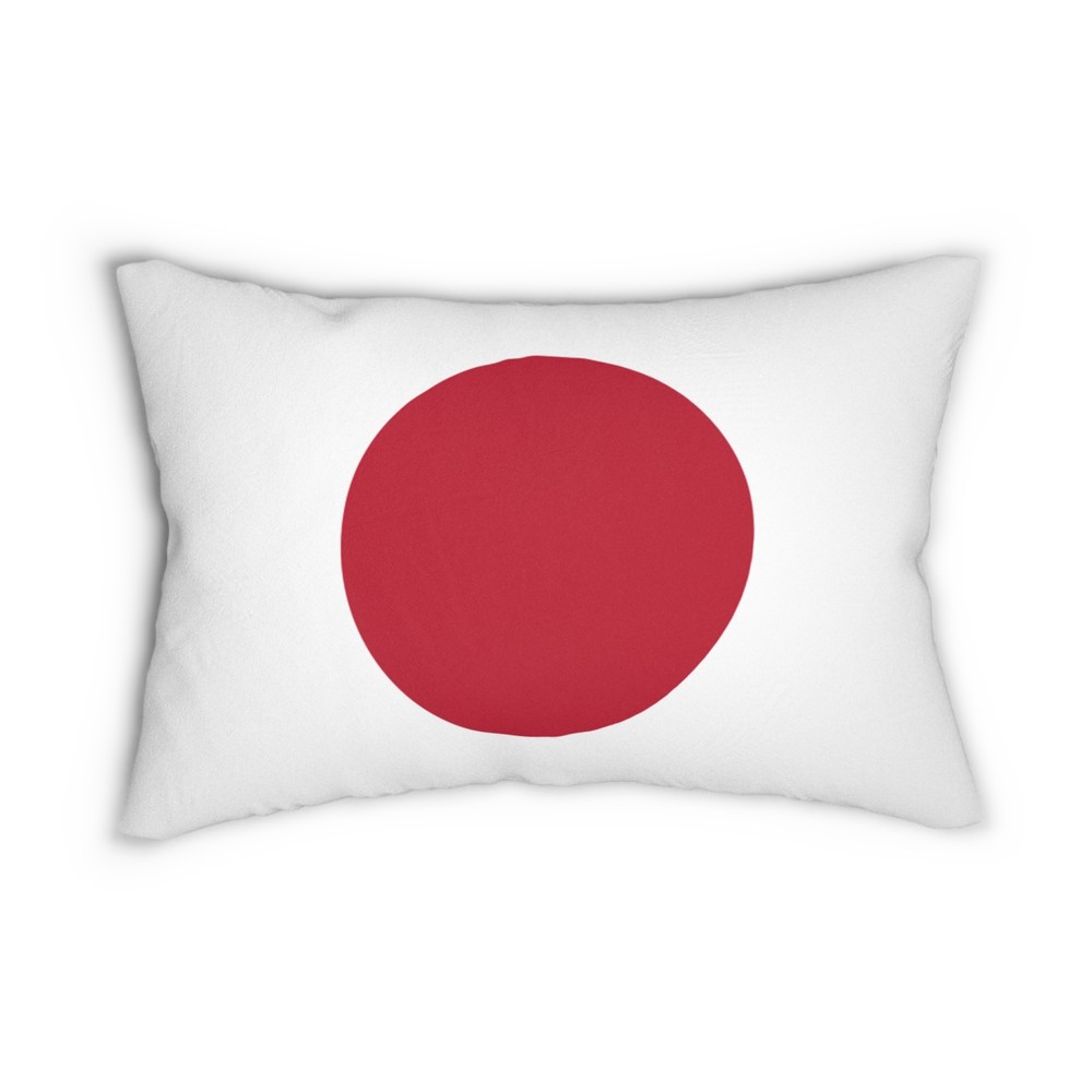 Japan Flag Lumbar Pillow