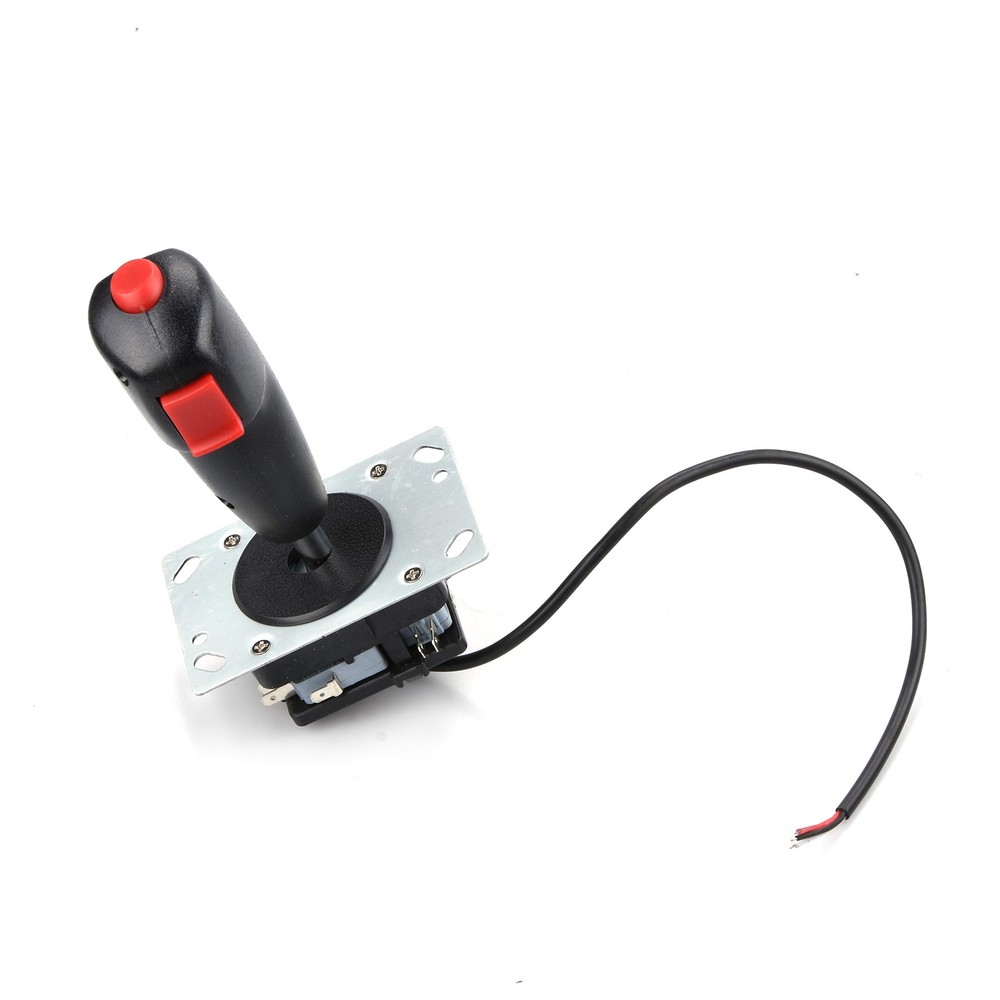 Arcade Game Cabinet Grap Flight Stick Joystick Trigger Top Fire Button Vibration