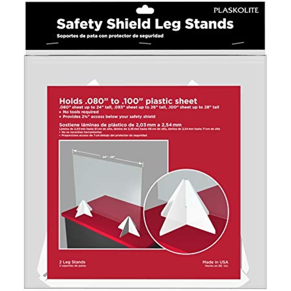 SAFETY SHIELD STAND THIN