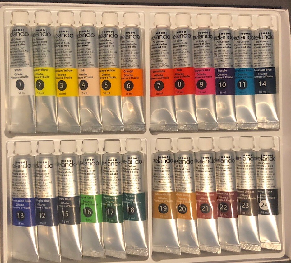 Crelando oil paints