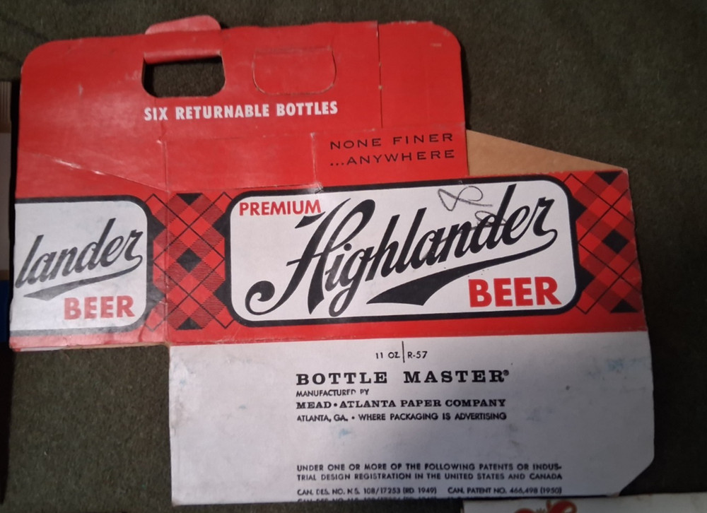 5 cardboard Beer six pack holders