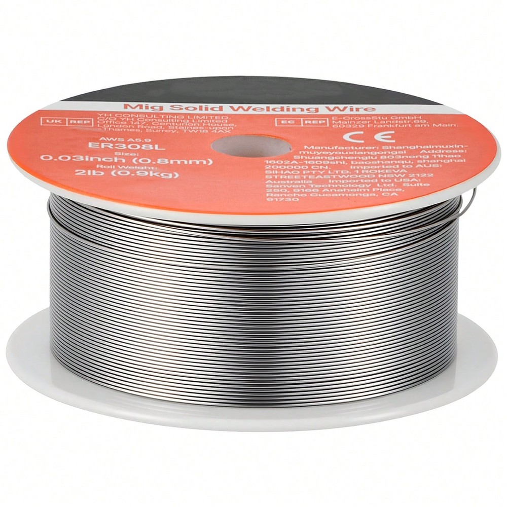 Solid MIG Welding Wire, ER308L 0.03-Inch 2 LBS, Low Spatter