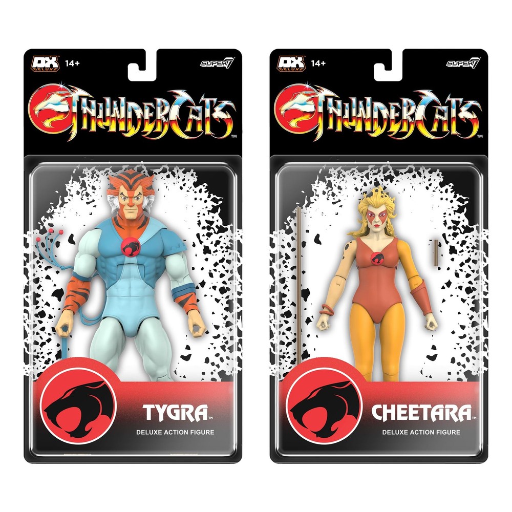 Super7 Deluxe Thundercats Tygra - 7" 7 inch Scale, Multicolor