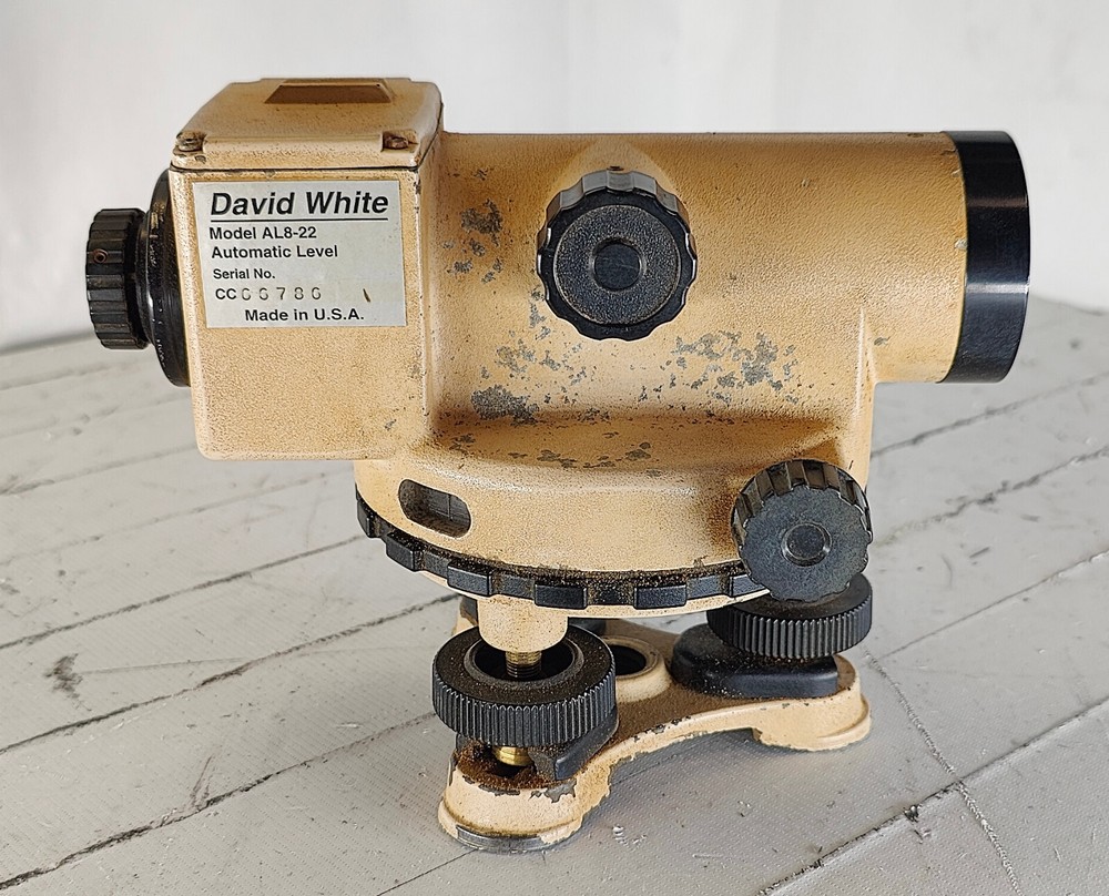 David White Instruments Automatic Level Lens AL8-22 with Case