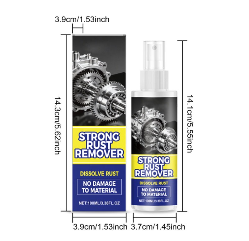 2 PACK Strong Rust Remover 100ml Powerful Rust Removal Spray For Cars &Tools US