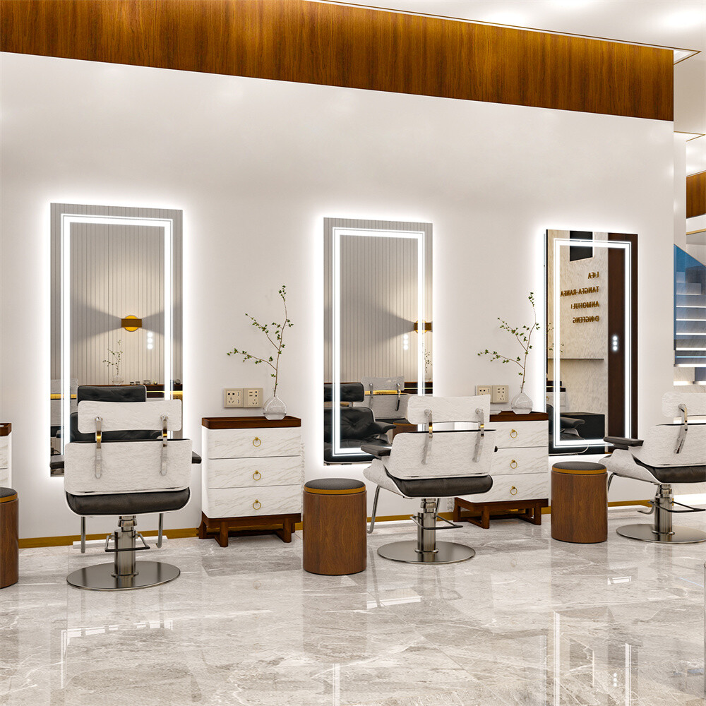 60x31'' Large LED Bathroom Vanity Mirror with Front Lights + Backlit Dimmable HD