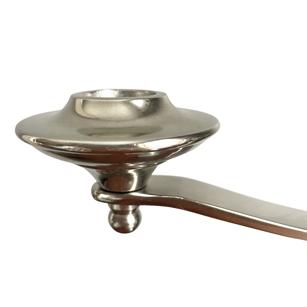 Silver Plated 3 Arm Candelabra 12"H