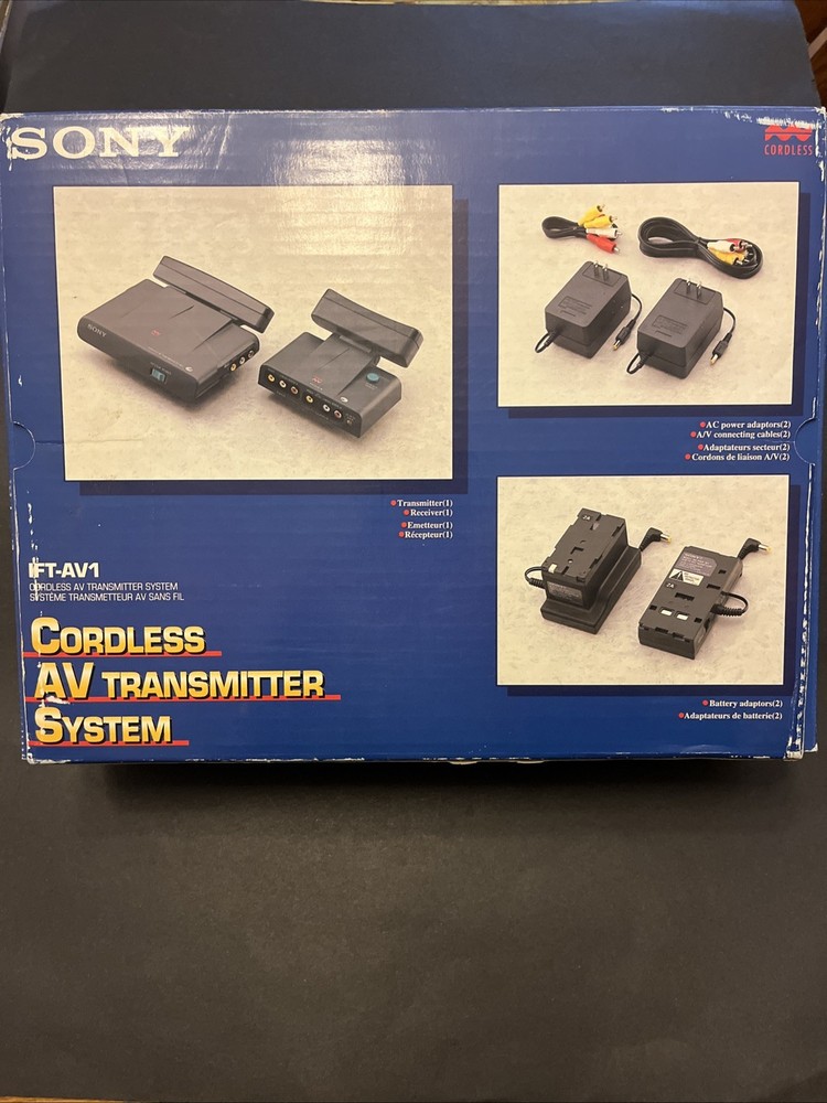 Sony IFT-AV1 Cordless AV Transmitter System - NEW