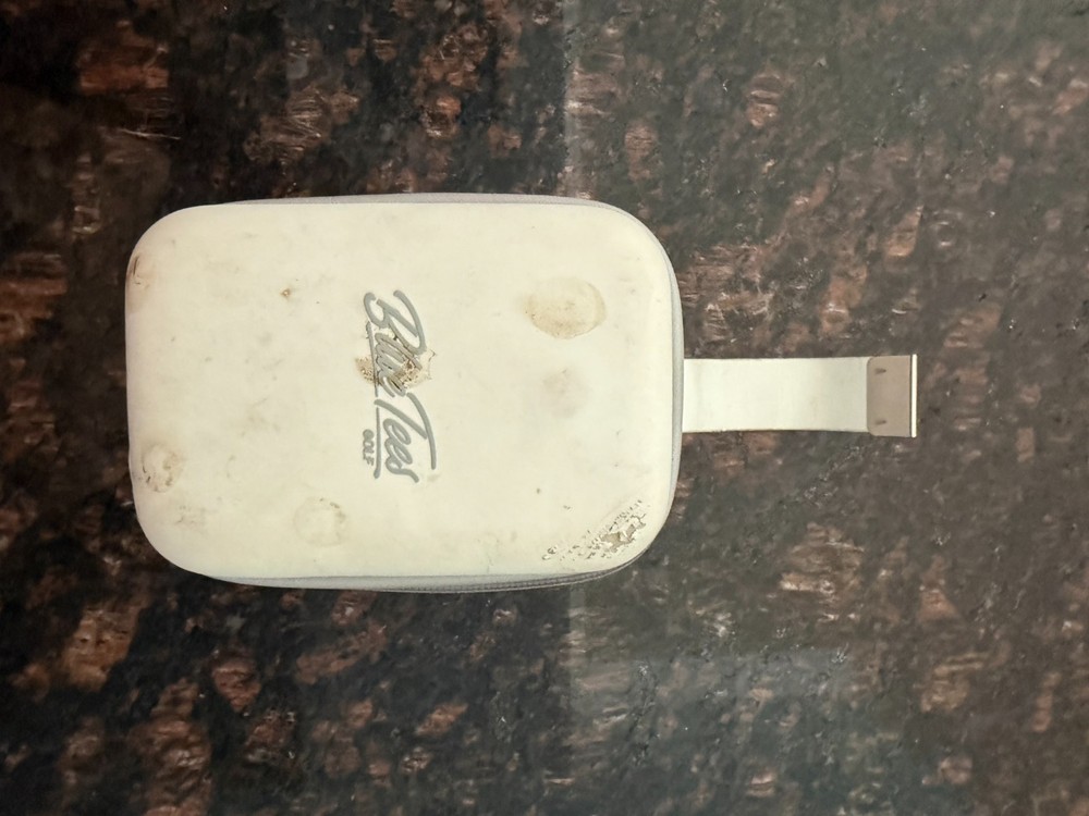 Used White Blue Tees Golf Range Finder