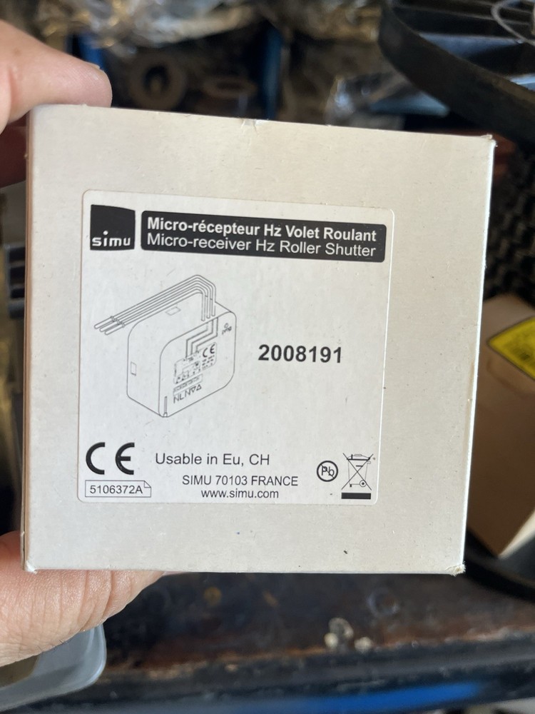 Simu Micro-Receiver Hz for Rolling Shutter 2008191 for Wired Motors
