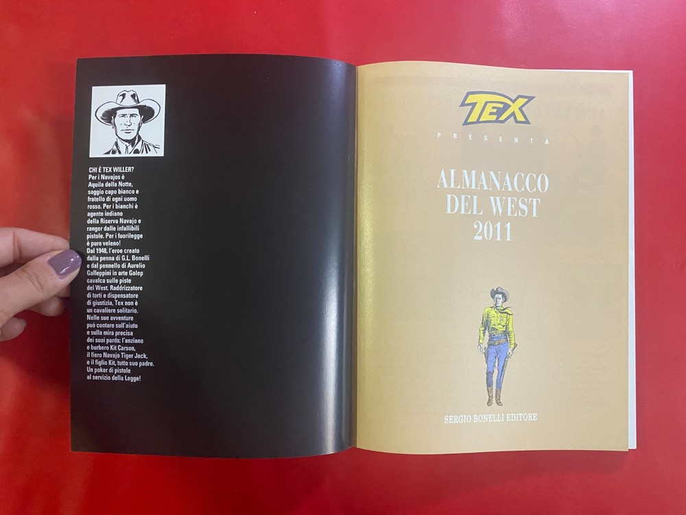 TEX ALMANAC DEL WEST 2011 Ed. Sergio Bonelli Comic NEW