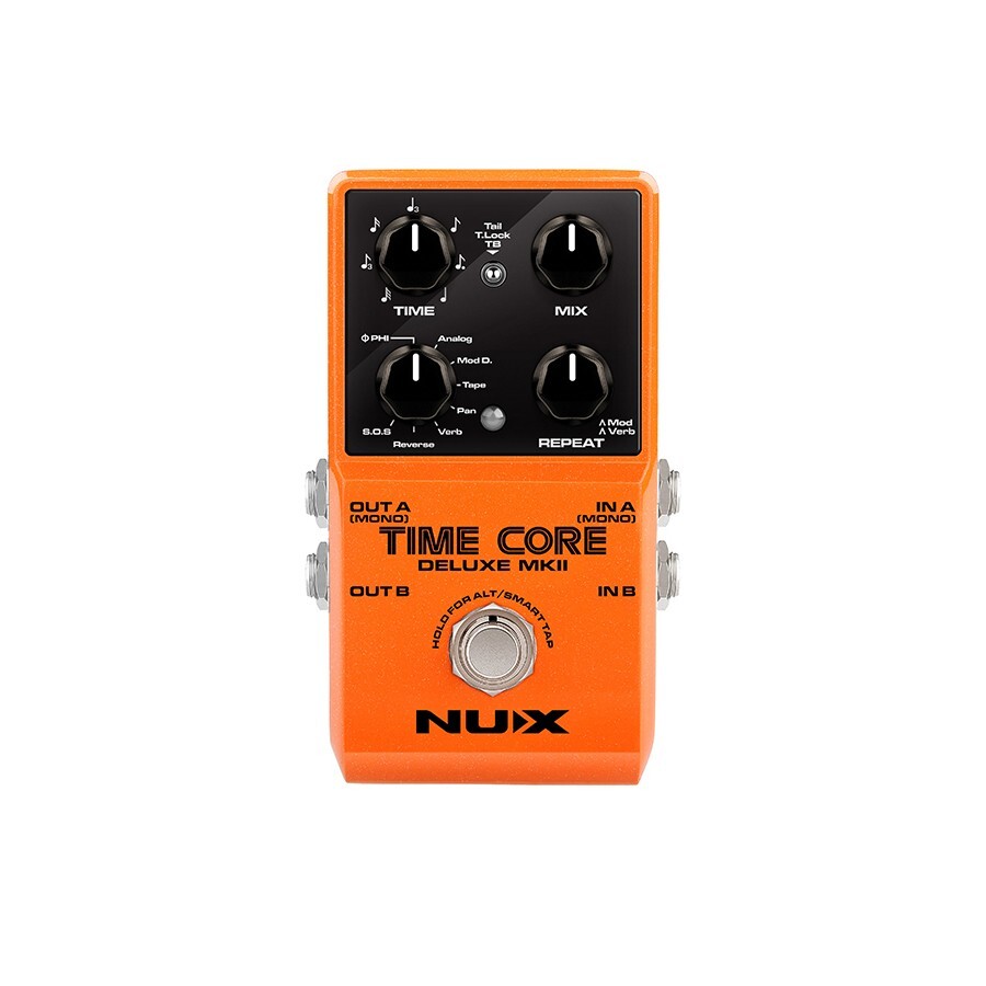 NuX Time Core Deluxe Delay Effects Pedal with 7 Delay Modes