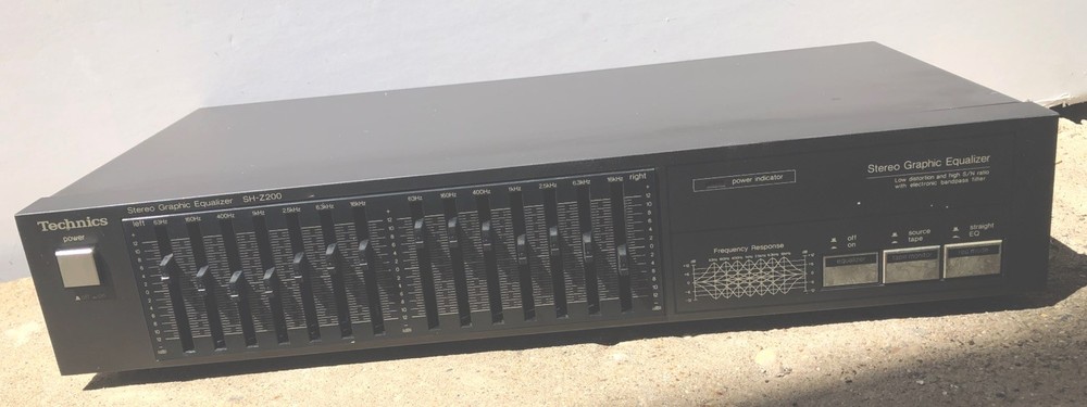 Technics SH-Z200 7 Band Stereo Graphic Equalizer Clean And Working