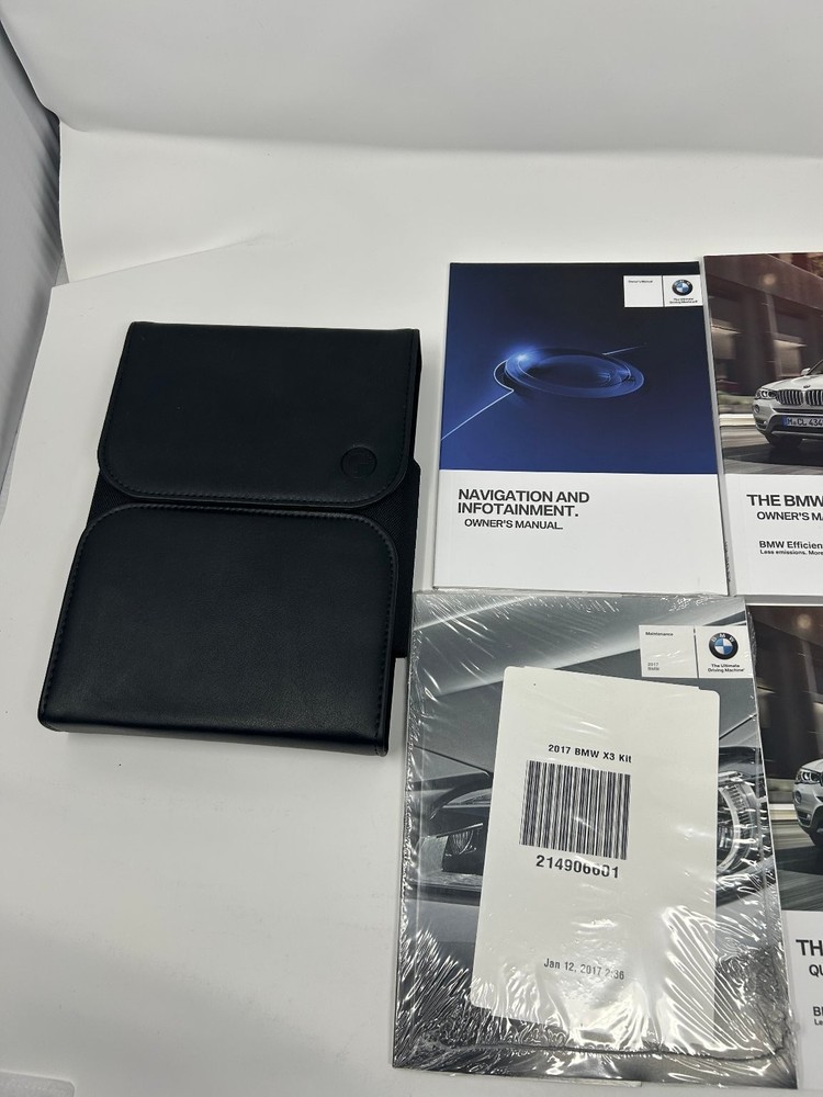 2017 BMW X3 Owner's Manual Set