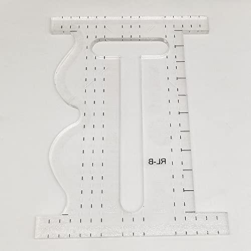 Quilting Ruler Sid is A Straight,Curvy Quilting Tool with A Cut Out Center to