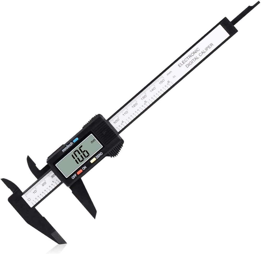 Digital Caliper, 0-6" Electronic Caliper Auto - off Feature with Large LCD Scree