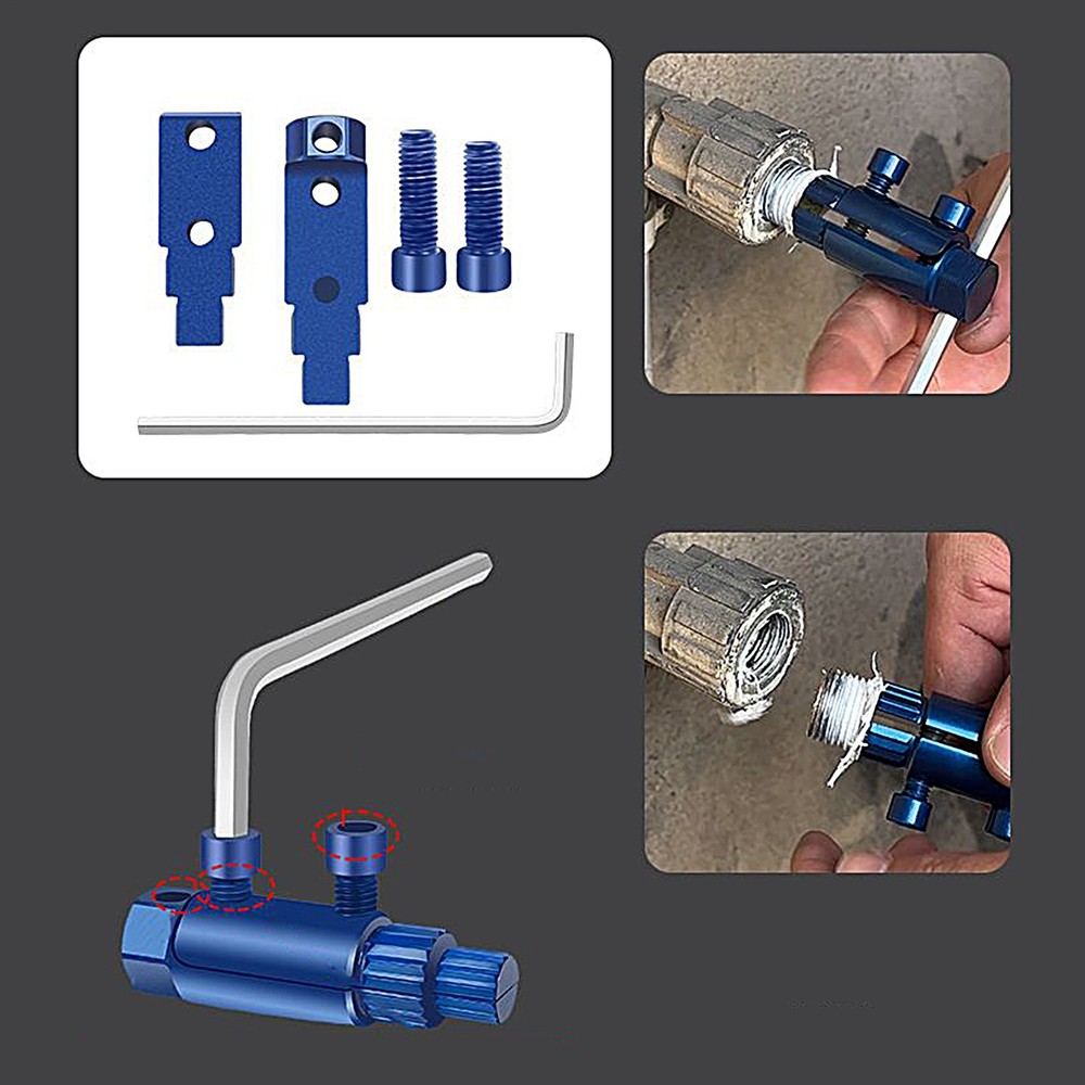 Broken Pipe Extractor Tool Damaged Bolt Extractor Kit Tap Removal Tool