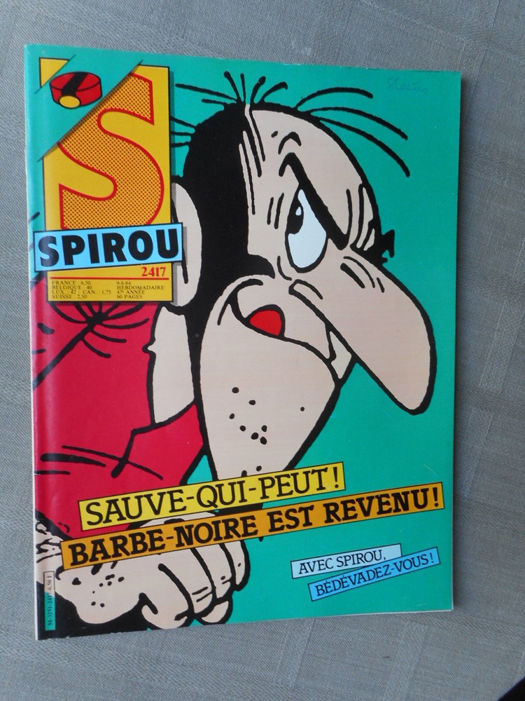 Spirou Weekly No. 2417 1984 Good Condition Complete