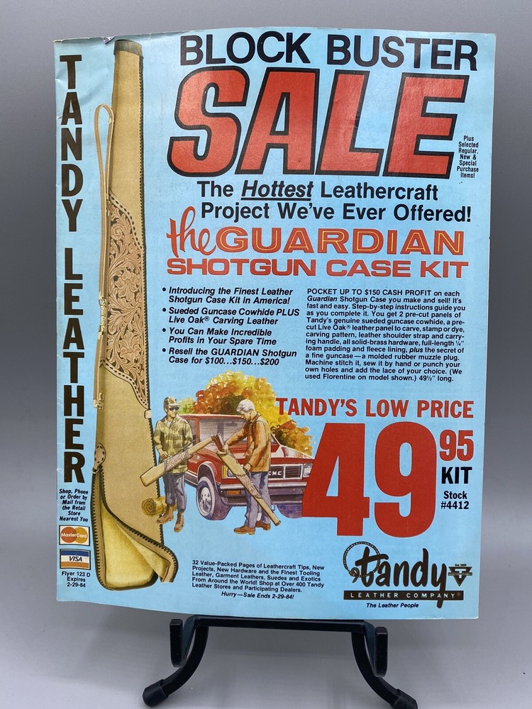 1984 Tandy Leather Catalog #123 D