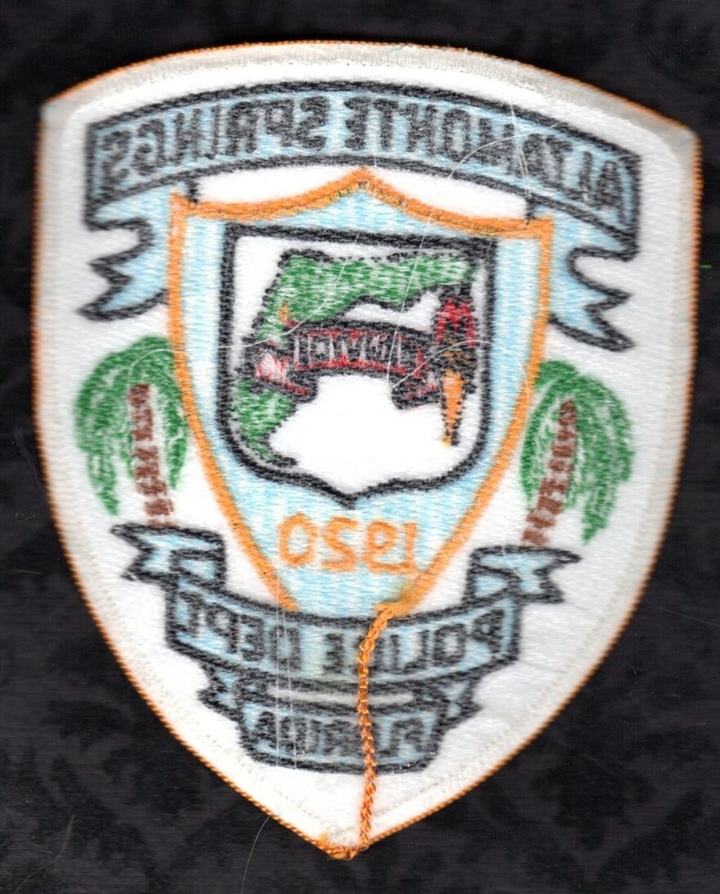 Altamonte Springs Florida Police Patch B-2