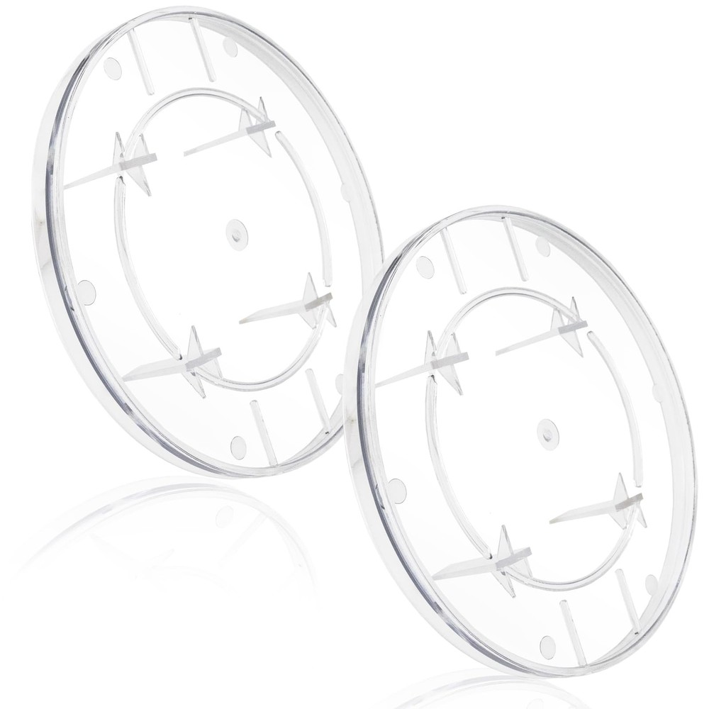 2 Pack Electric Meter Covers Clear Plastic Meter Socket Covers Replacement Co...