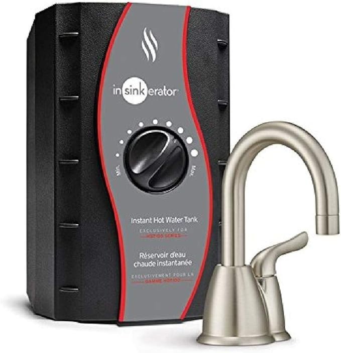InSinkErator H-HOT150SN-SS Instant Hot Water Dispenser System with Stainless