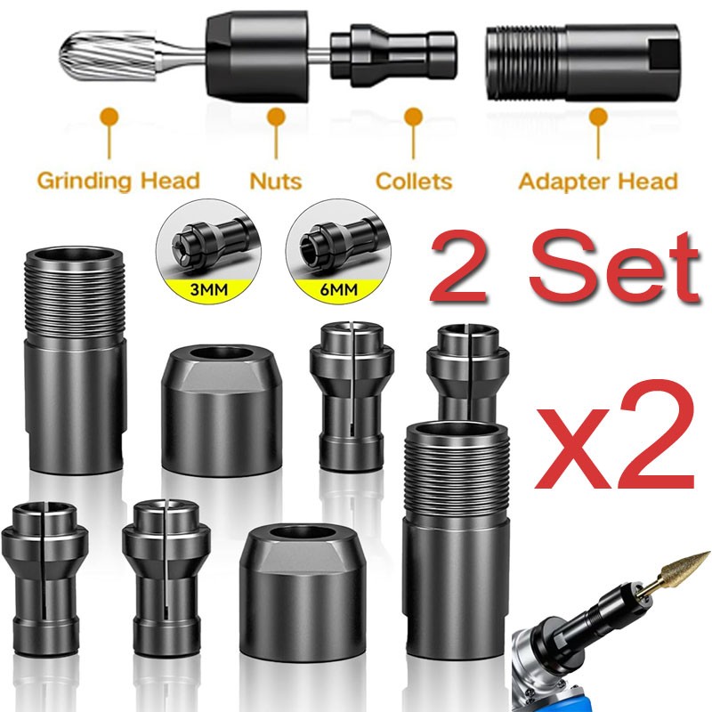 2X Angle Grinder Adapter Converter for Home DIY Projects Thread Cutting Cutting