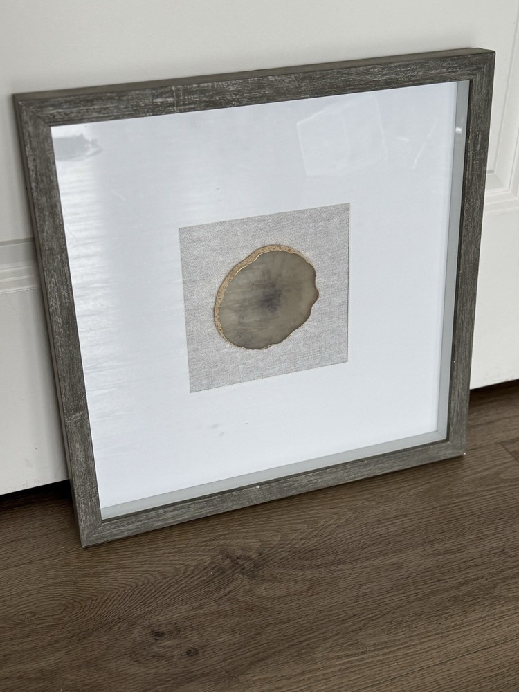 Framed Agate Polished Slabs Wall Art