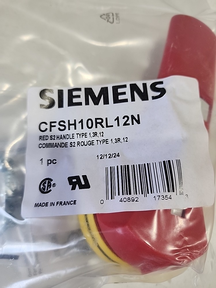 New SIEMENS Red S2 Handle CFSH10RL12N