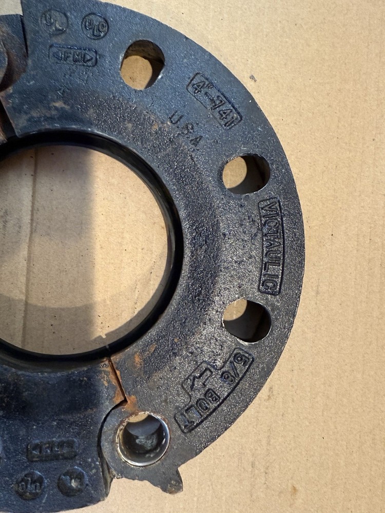 Victaulic 4"-741 4" Flange Adapter - EPDM